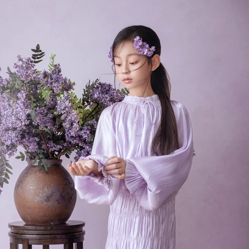 芳妮豆丁儿童摄影 丁香风铃