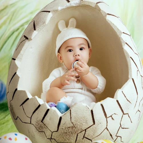 深圳芳妮豆丁儿童摄影 萌蛋新生