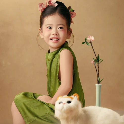 芳妮豆丁儿童摄影 青瓶稚趣