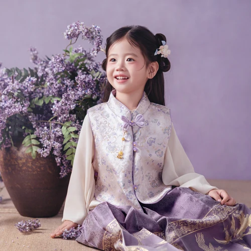 芳妮豆丁儿童摄影 紫韵童华