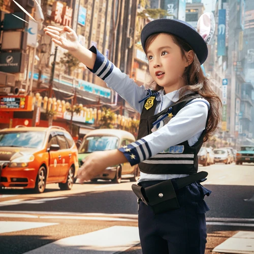 深圳芳妮豆丁儿童摄影 兔子警长