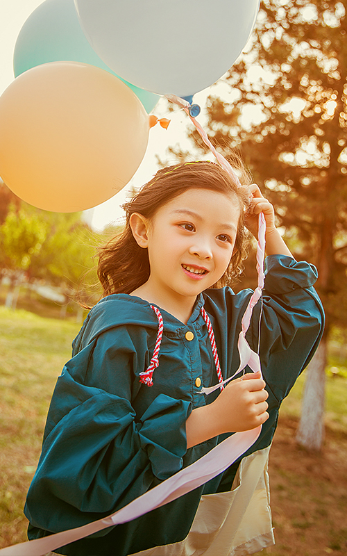 郑州芳妮豆丁儿童摄影 告白气球