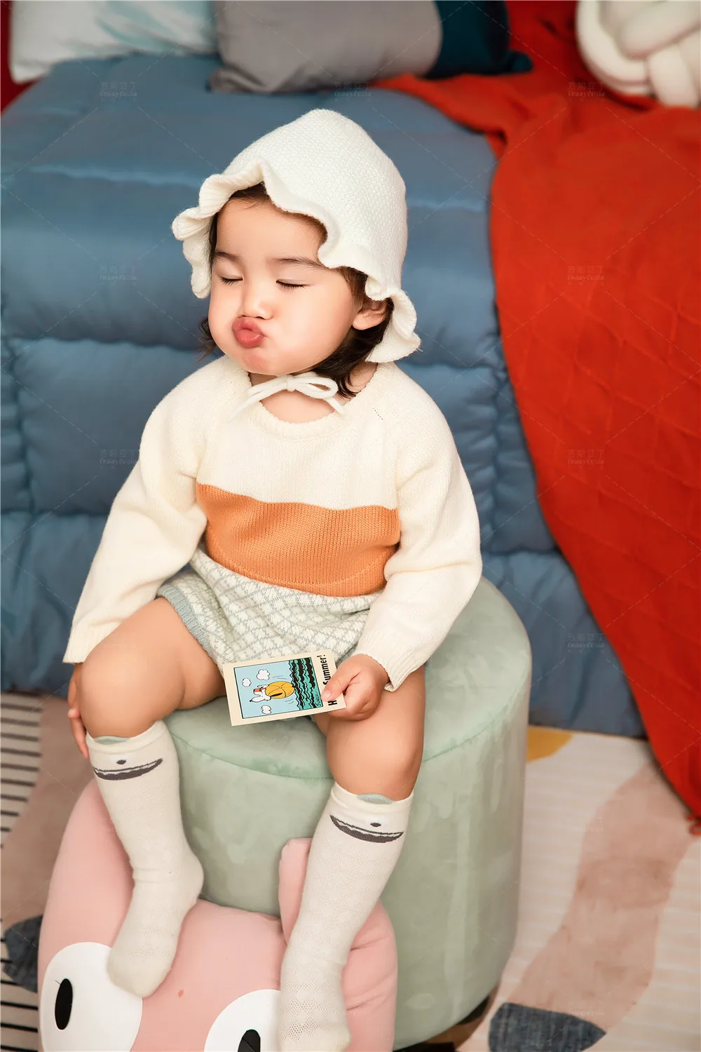 芳妮豆丁儿童摄影 迟到的宝宝生日照，送给她最好的礼物