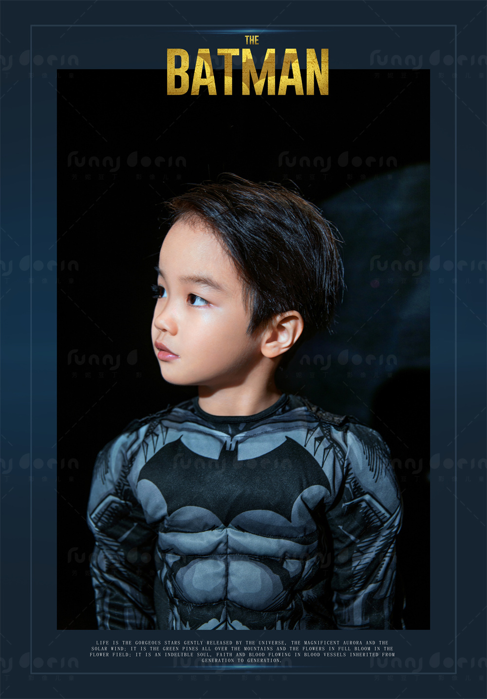 芳妮豆丁儿童摄影 蝙蝠侠