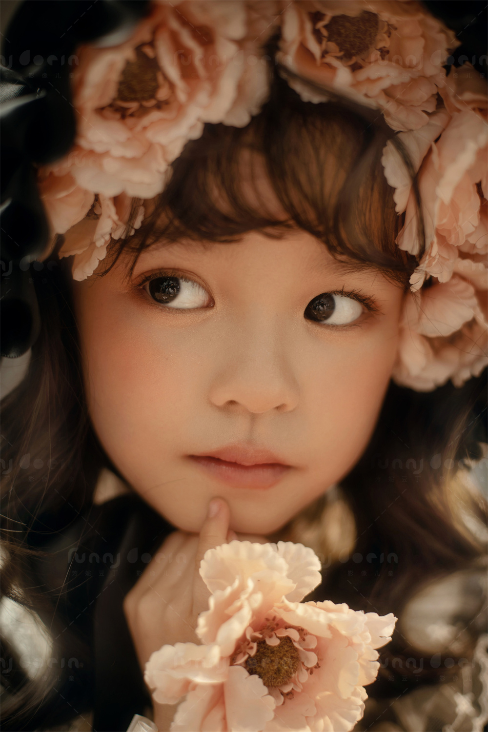 芳妮豆丁儿童摄影 克莉丝油画