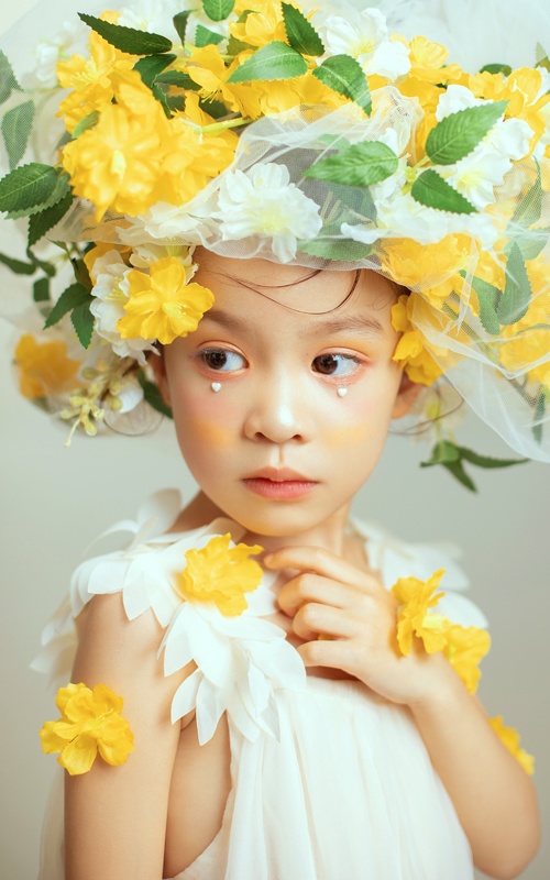 深圳芳妮豆丁儿童摄影 花笺精灵