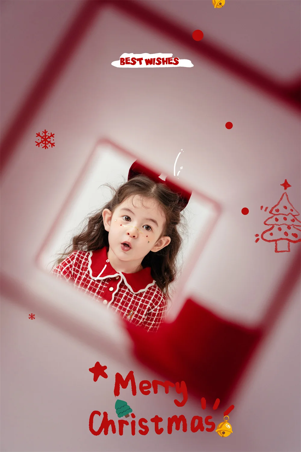 芳妮豆丁儿童摄影 圣诞甜心