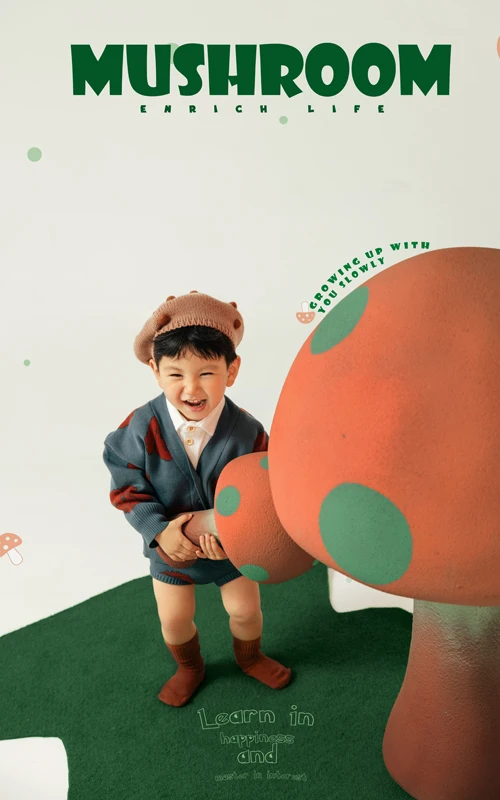 深圳芳妮豆丁儿童摄影-“蘑”法乐园