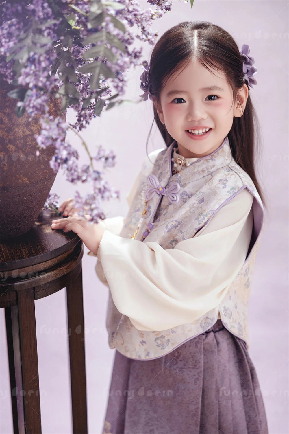 芳妮豆丁儿童摄影 紫韵童华