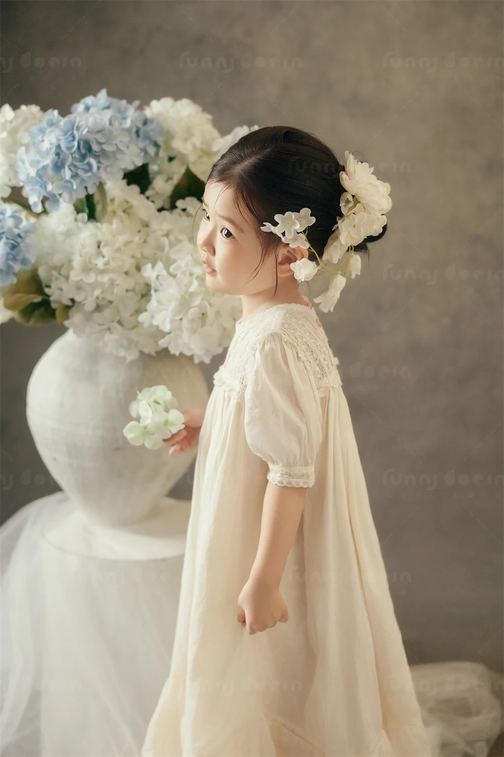 芳妮豆丁儿童摄影 梦倚绣球