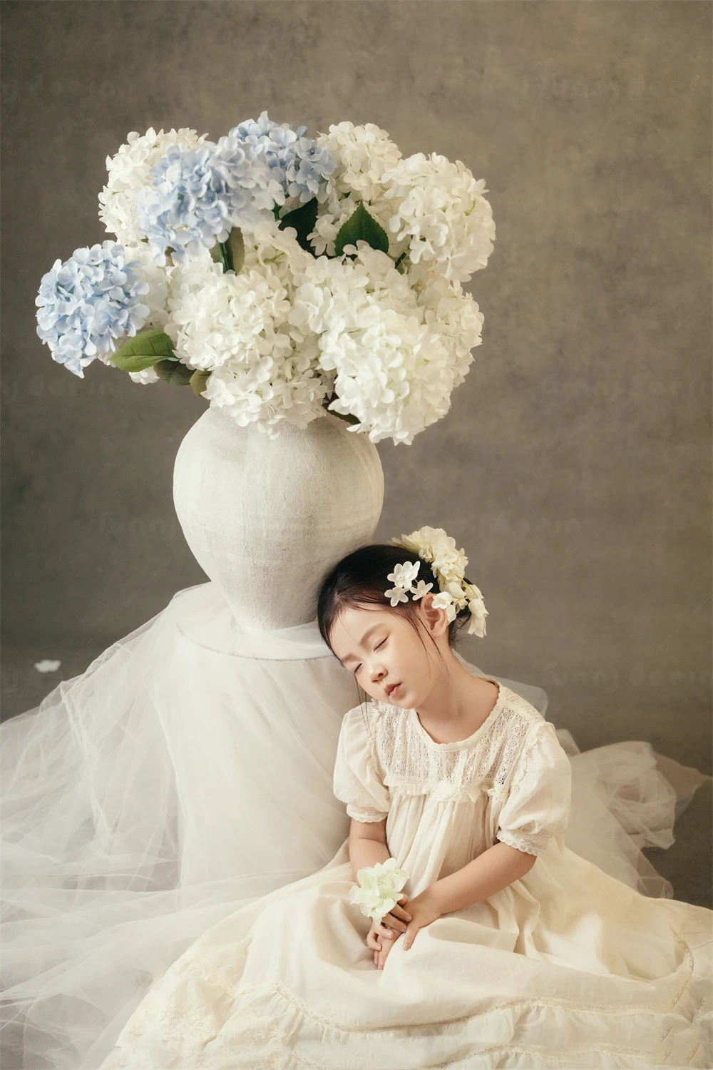 芳妮豆丁儿童摄影 梦倚绣球