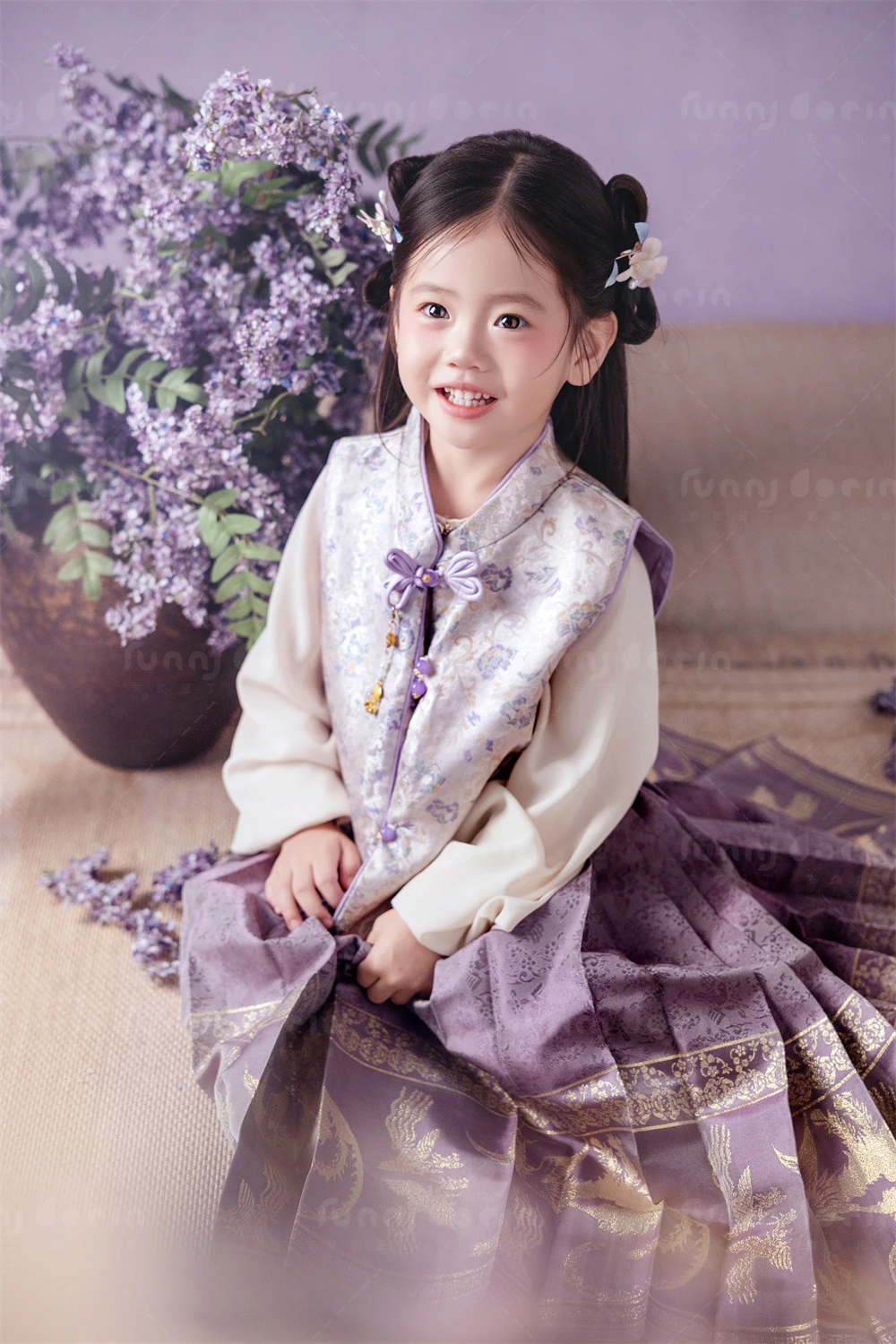 芳妮豆丁儿童摄影 紫韵童华