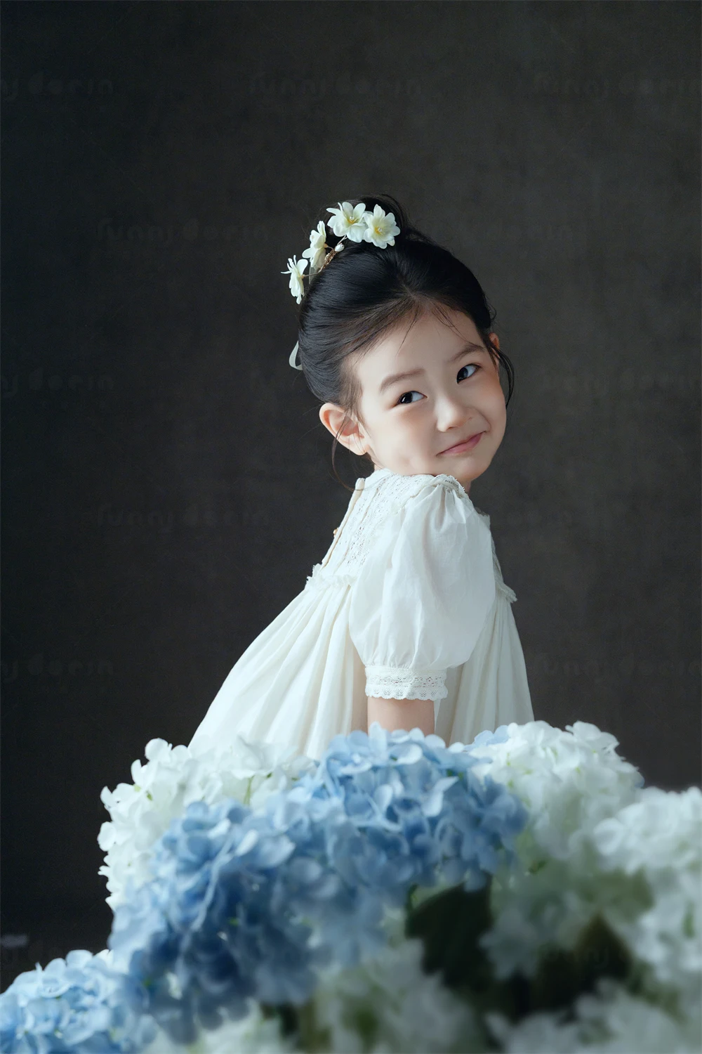 芳妮豆丁儿童摄影 梦倚绣球