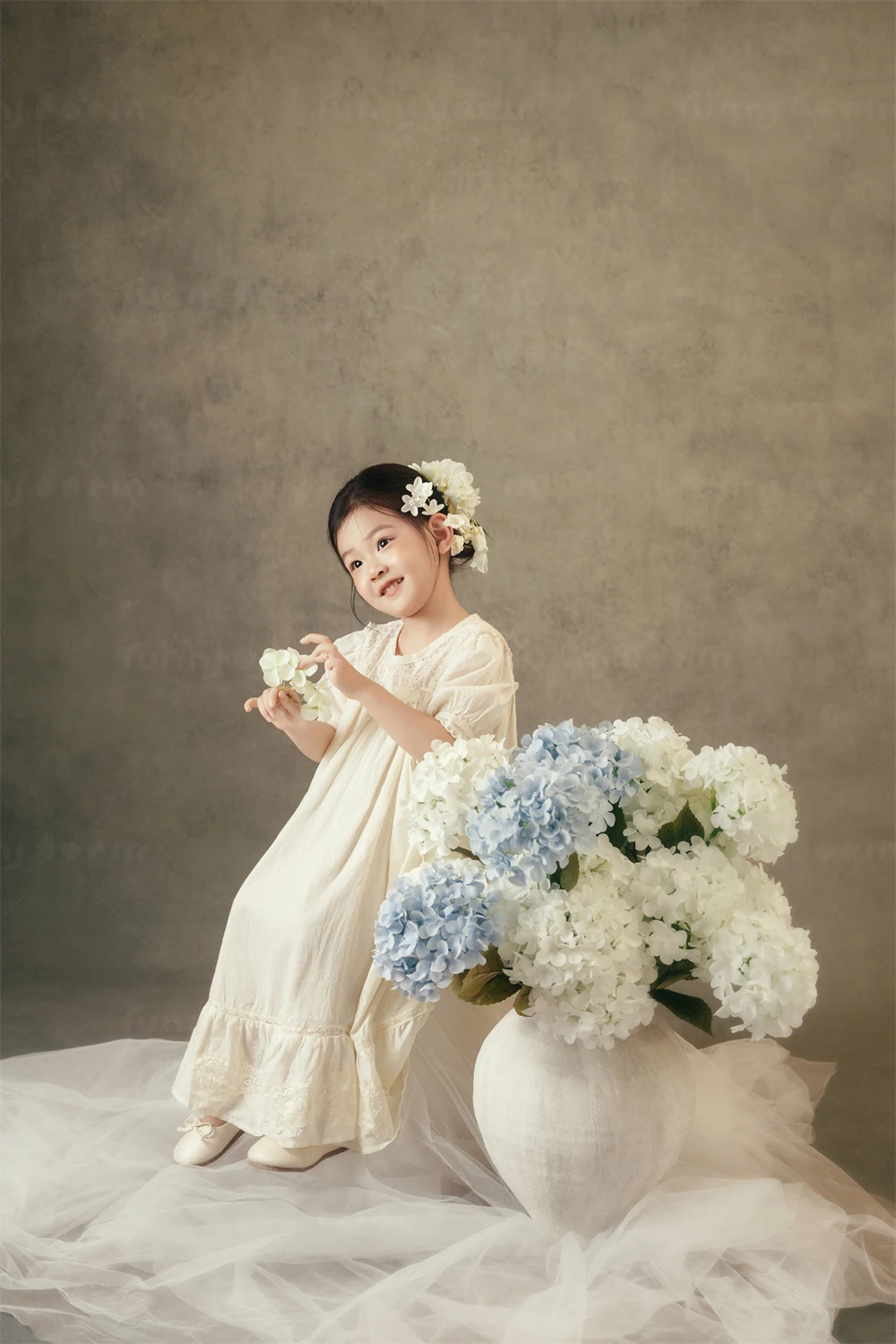 芳妮豆丁儿童摄影 梦倚绣球