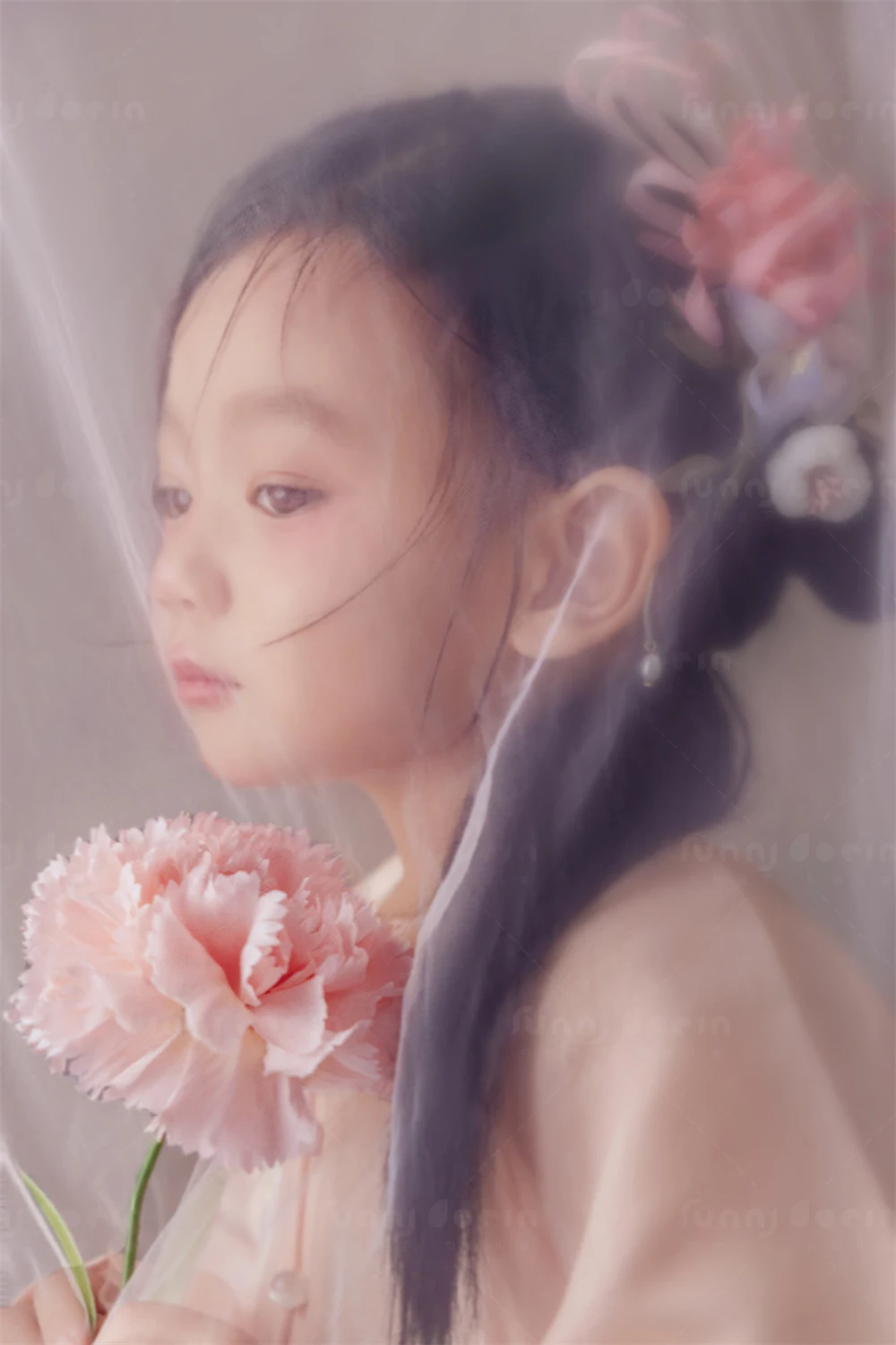 芳妮豆丁儿童摄影 稚粉花意