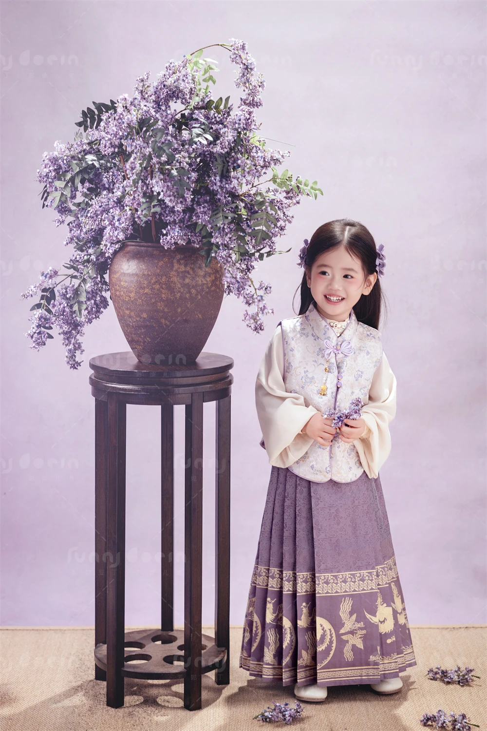 芳妮豆丁儿童摄影 紫韵童华