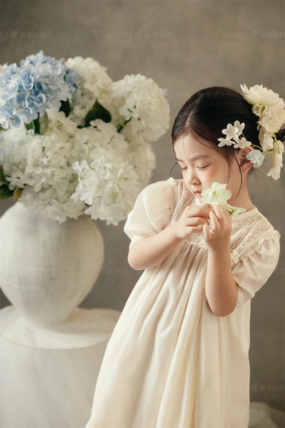 芳妮豆丁儿童摄影 梦倚绣球