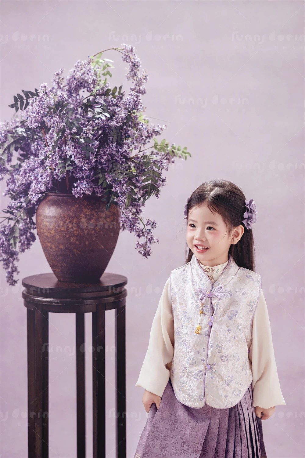 芳妮豆丁儿童摄影 紫韵童华