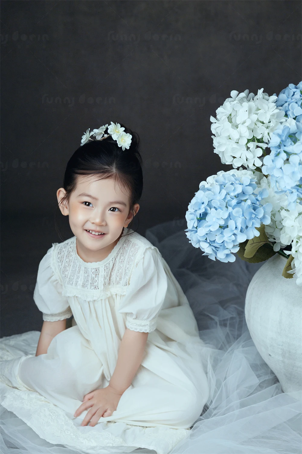 芳妮豆丁儿童摄影 梦倚绣球