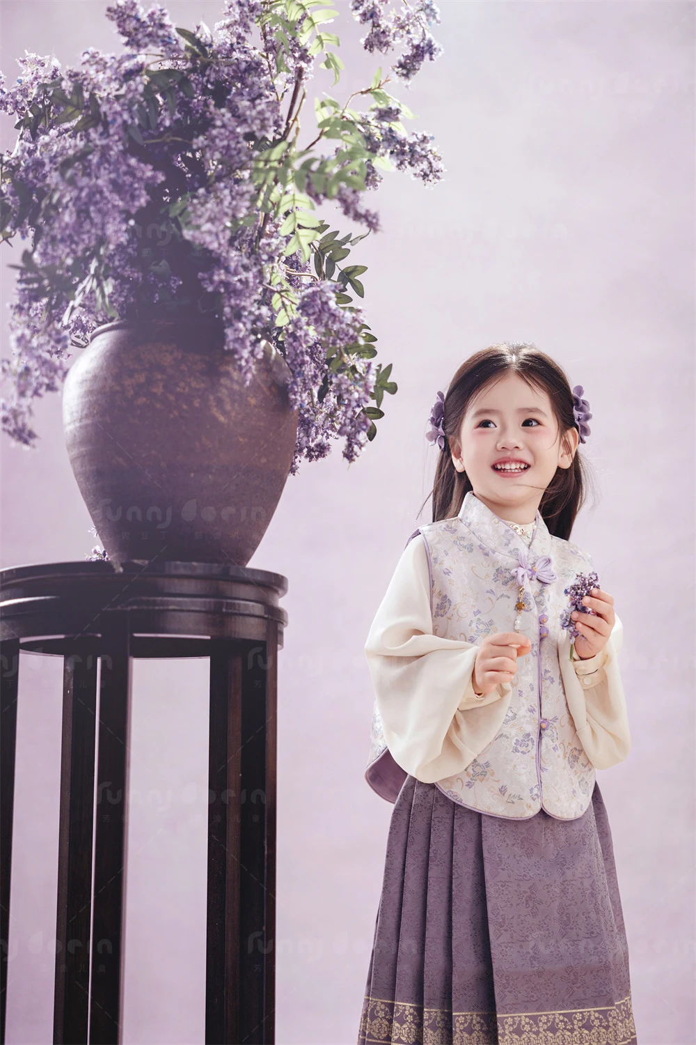 芳妮豆丁儿童摄影 紫韵童华