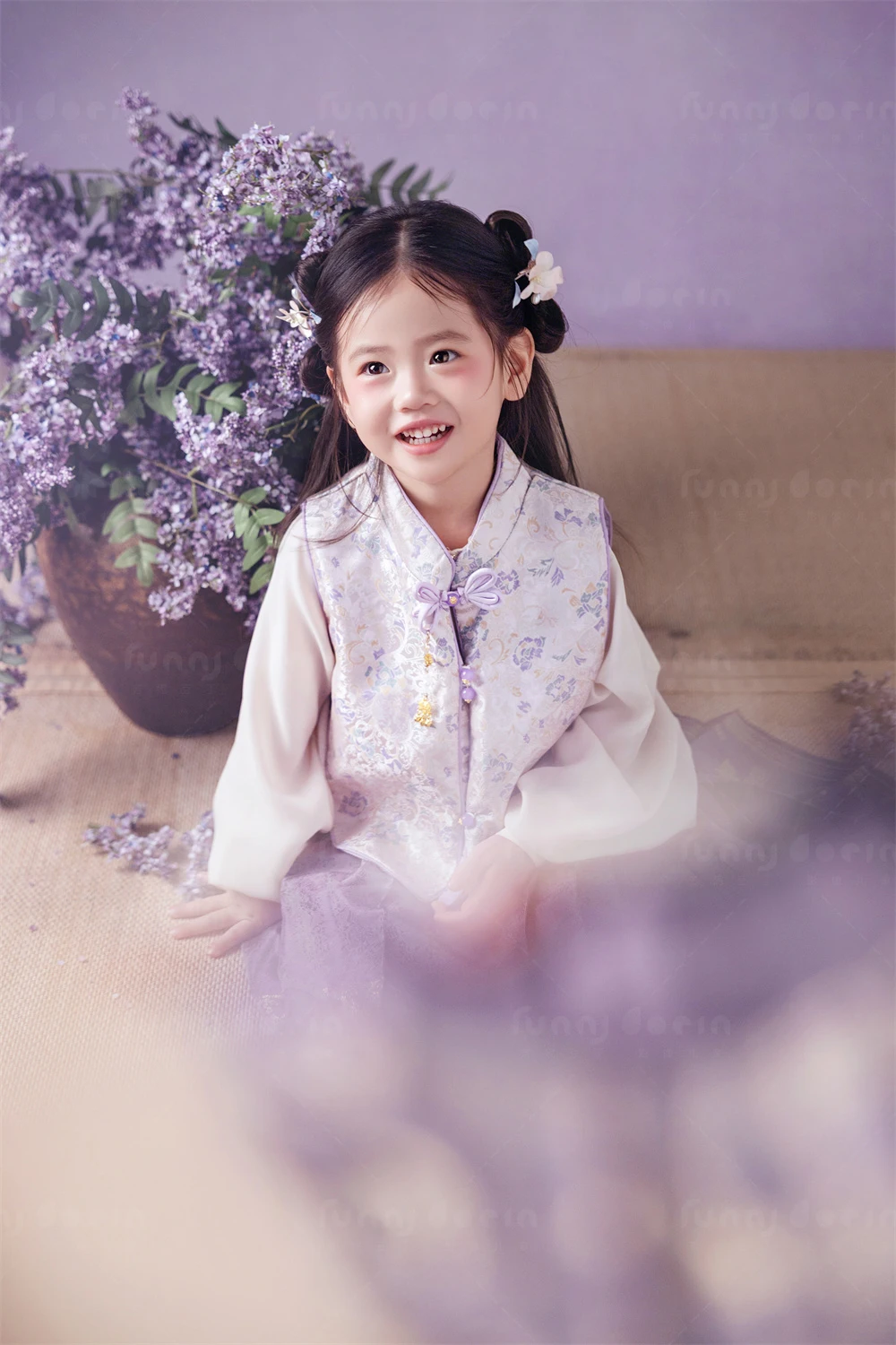 芳妮豆丁儿童摄影 紫韵童华