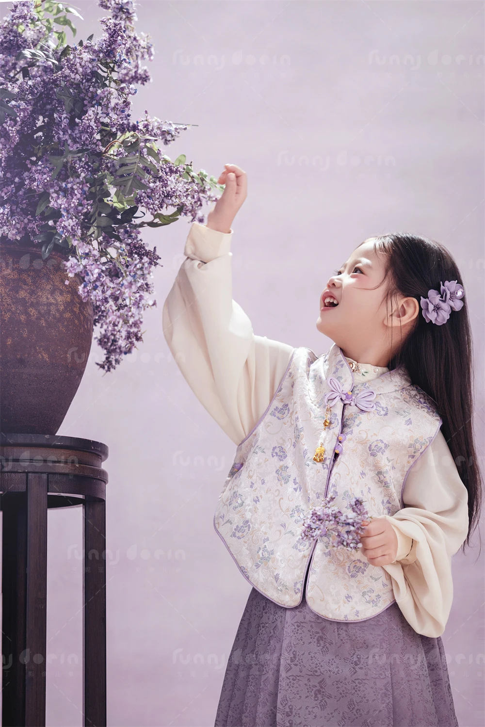 芳妮豆丁儿童摄影 紫韵童华