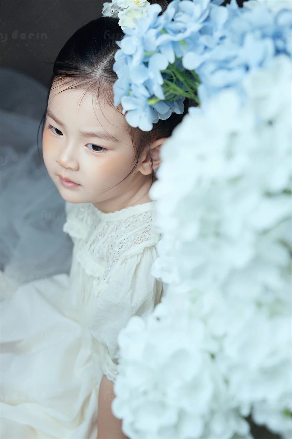 芳妮豆丁儿童摄影 梦倚绣球