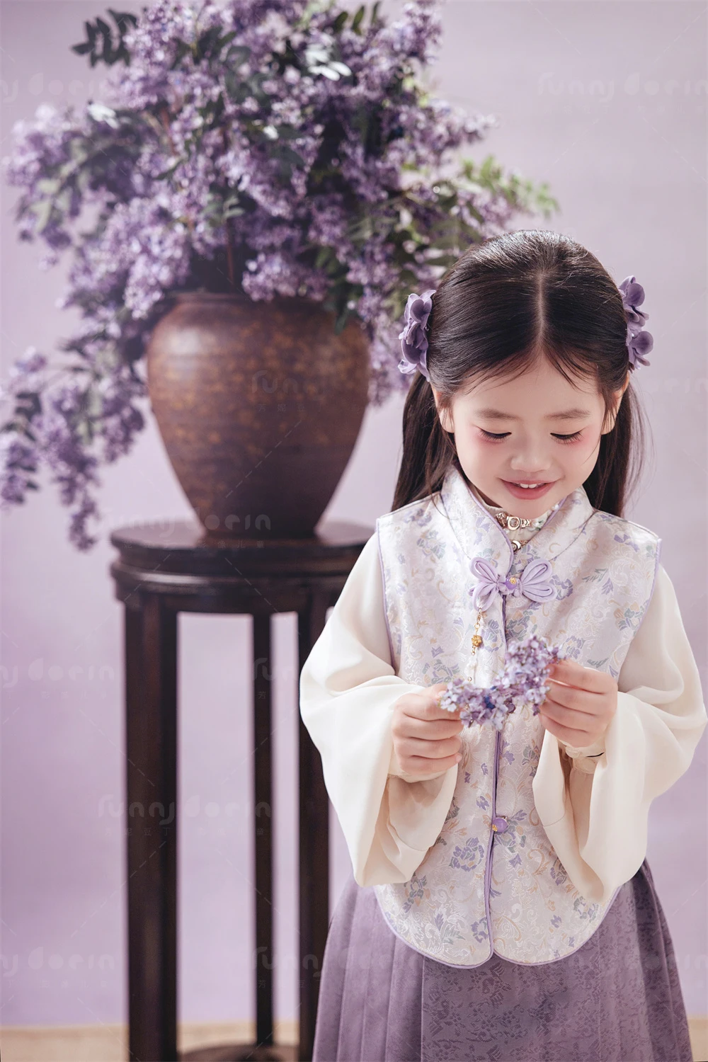 芳妮豆丁儿童摄影 紫韵童华