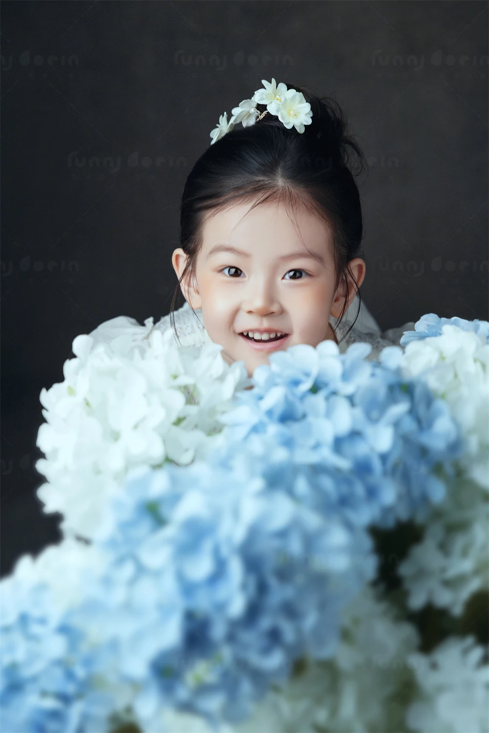 芳妮豆丁儿童摄影 梦倚绣球