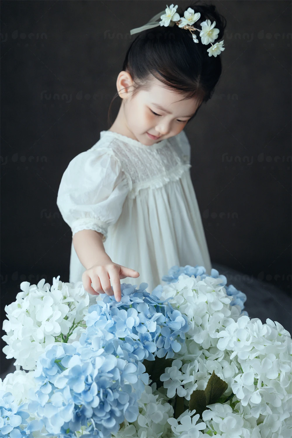 芳妮豆丁儿童摄影 梦倚绣球