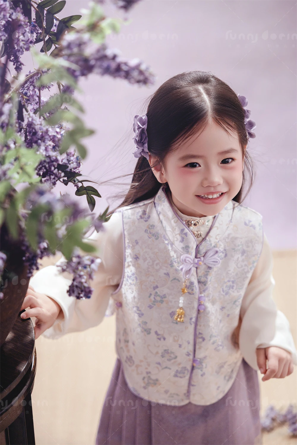 芳妮豆丁儿童摄影 紫韵童华