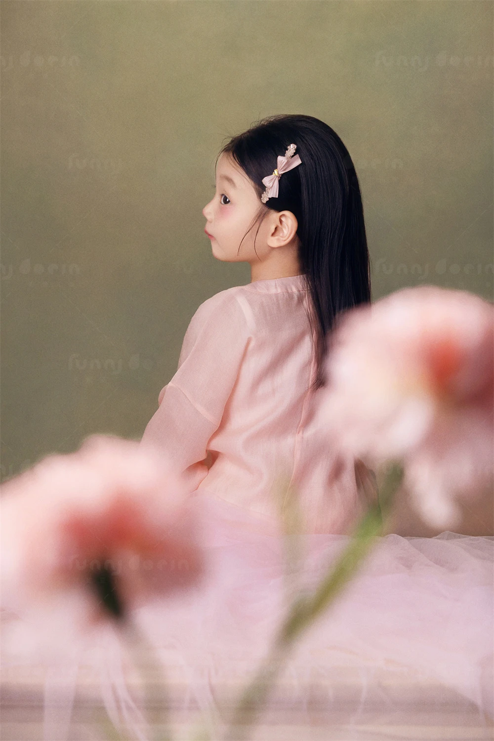 芳妮豆丁儿童摄影 稚粉花意