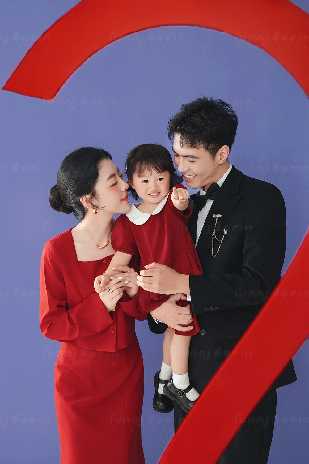 芳妮豆丁儿童摄影 全家福