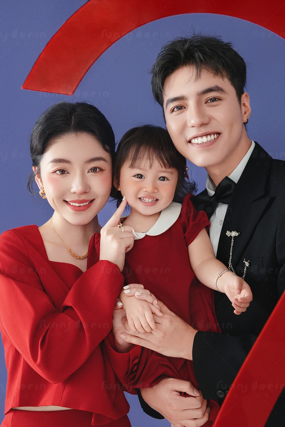 芳妮豆丁儿童摄影 全家福