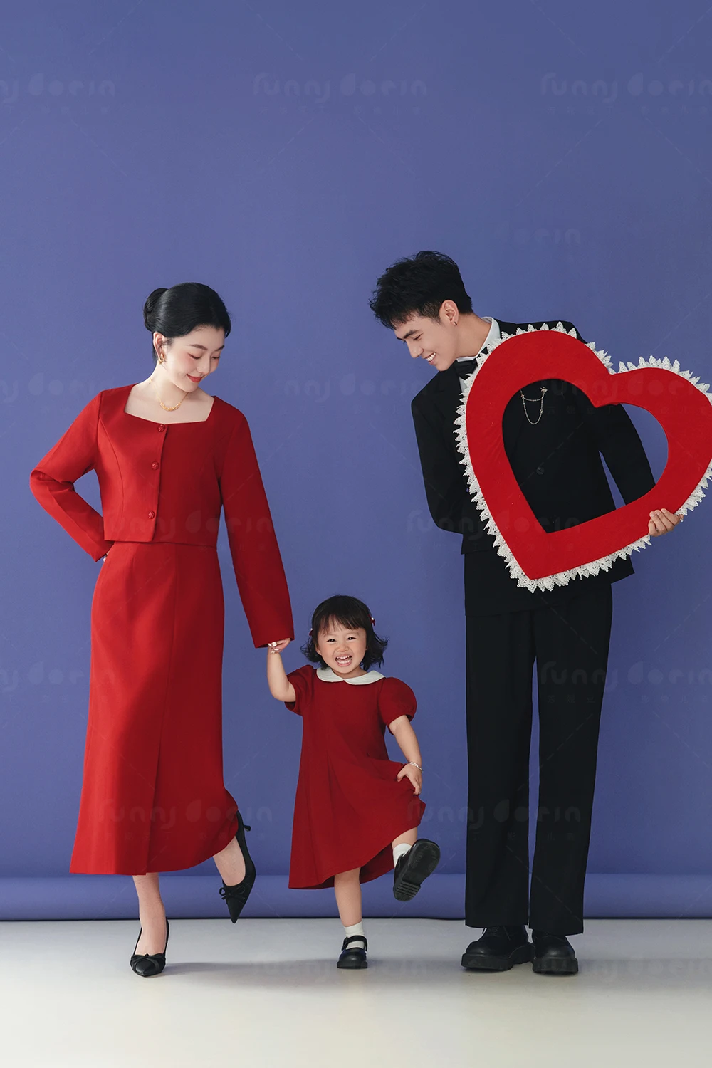 芳妮豆丁儿童摄影 全家福