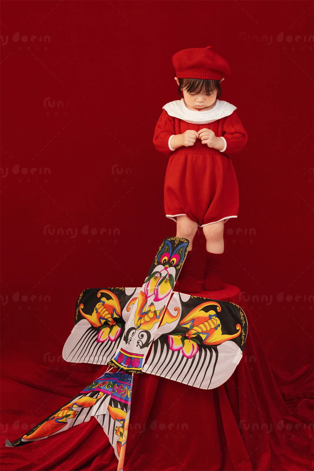 芳妮豆丁儿童摄影 鸢报春信