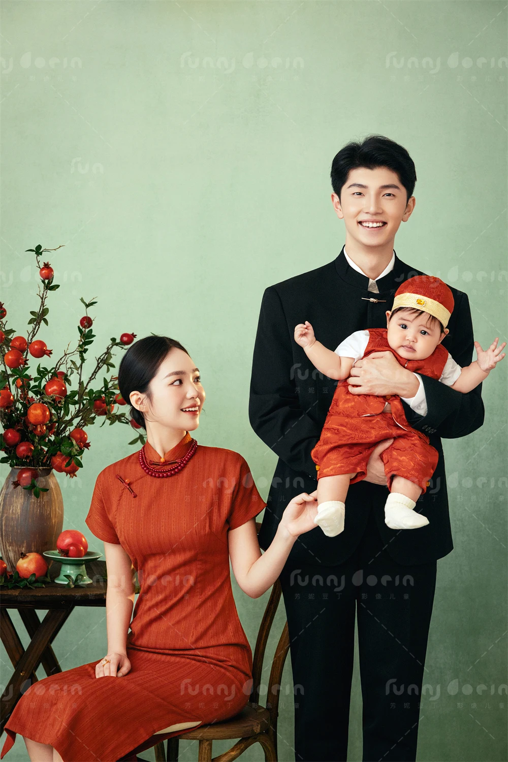 芳妮豆丁儿童摄影 榴光溢彩