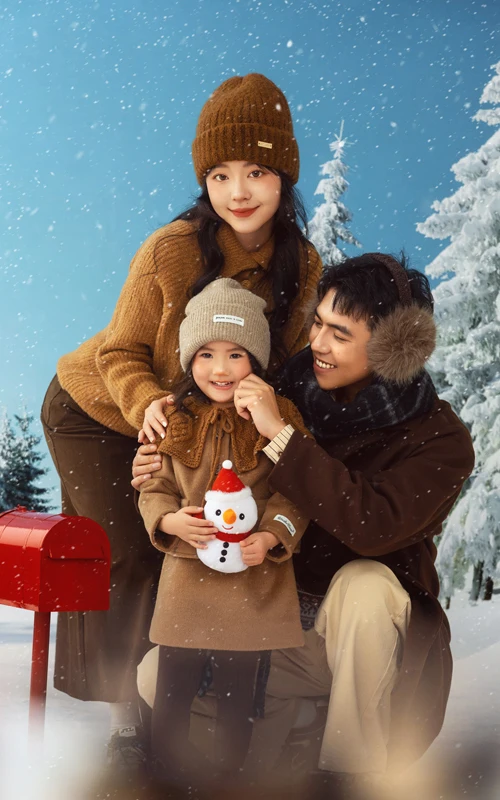 芳妮豆丁儿童摄影 全家福