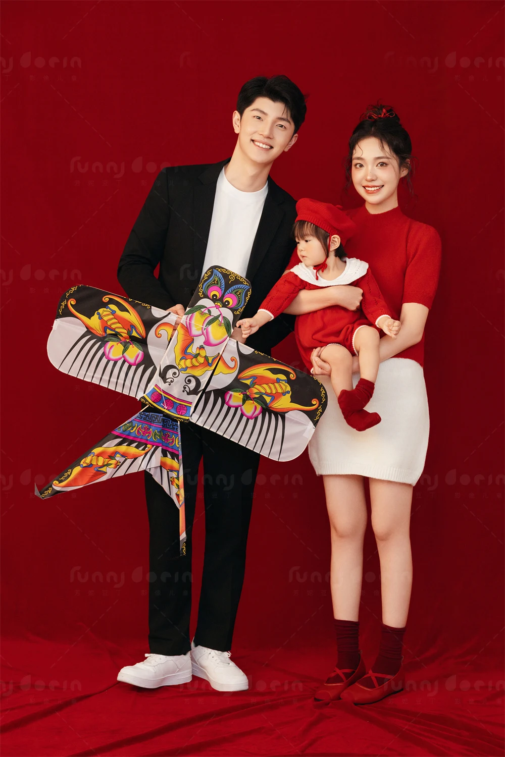 芳妮豆丁儿童摄影 鸢报春信