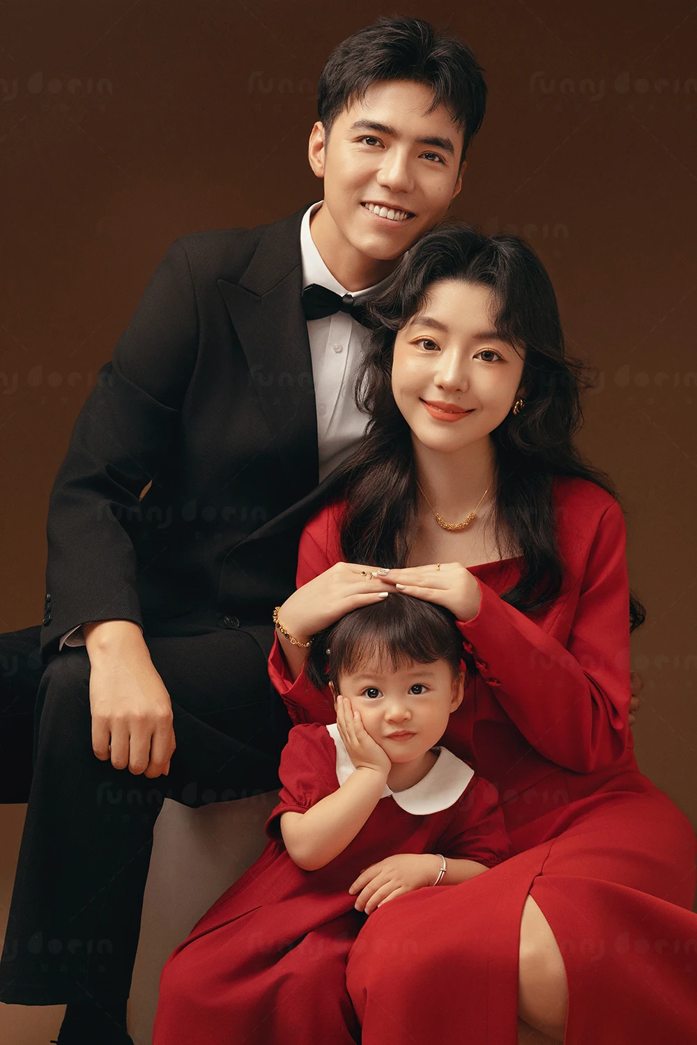 芳妮豆丁儿童摄影 全家福