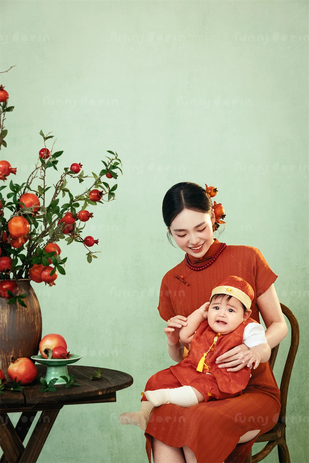 芳妮豆丁儿童摄影 榴光溢彩