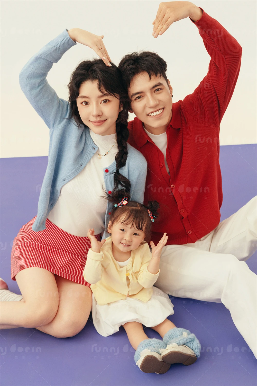 芳妮豆丁儿童摄影 全家福