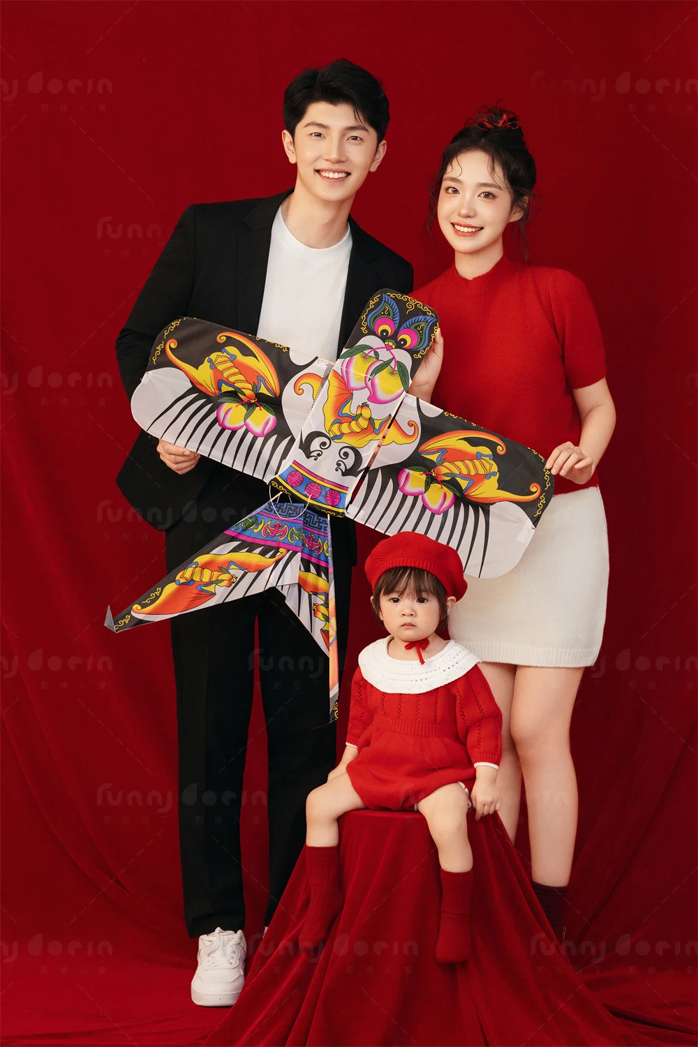 芳妮豆丁儿童摄影 鸢报春信