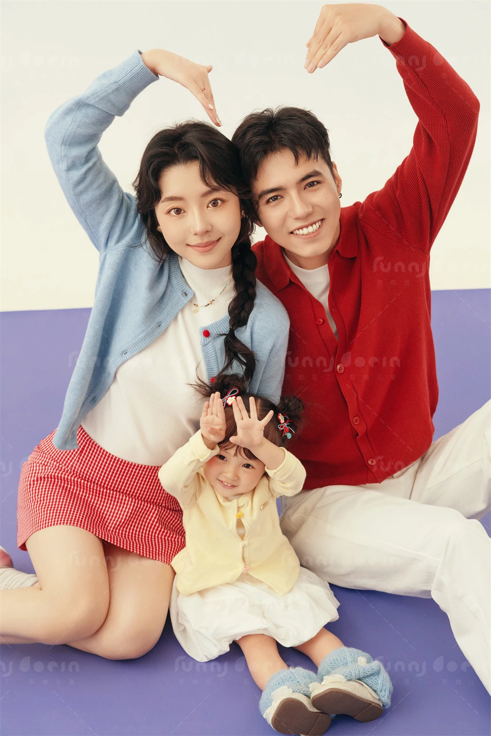 芳妮豆丁儿童摄影 全家福