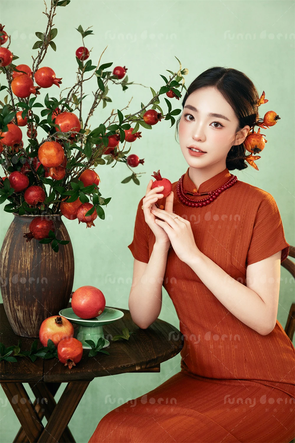 芳妮豆丁儿童摄影 榴光溢彩