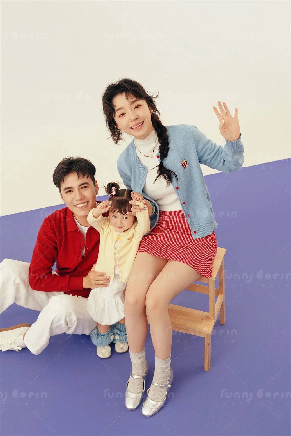 芳妮豆丁儿童摄影 全家福