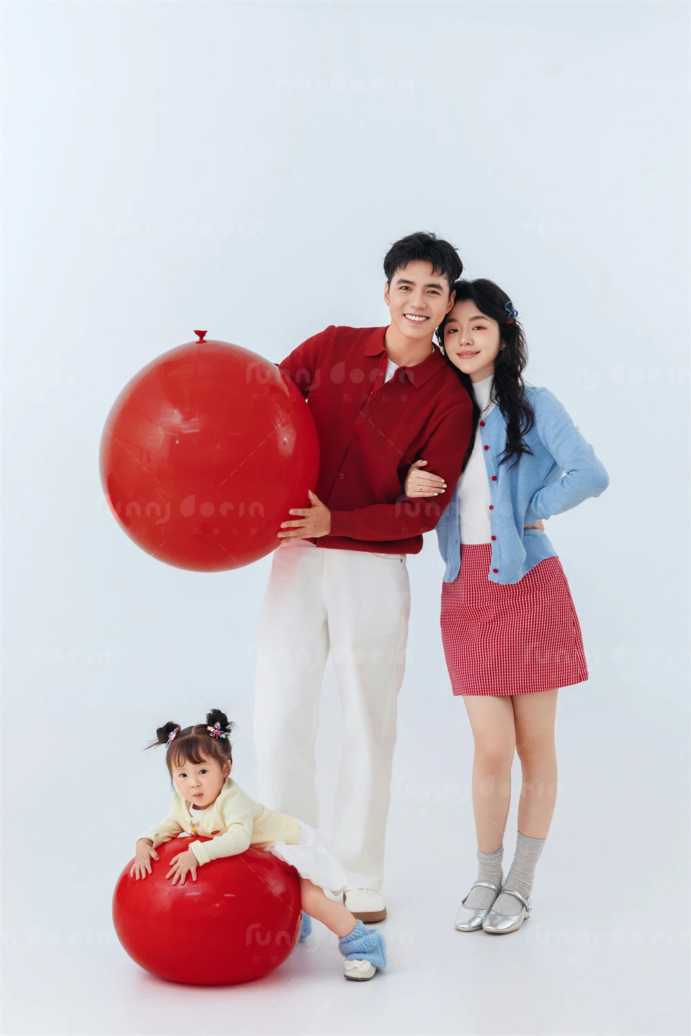 芳妮豆丁儿童摄影 全家福
