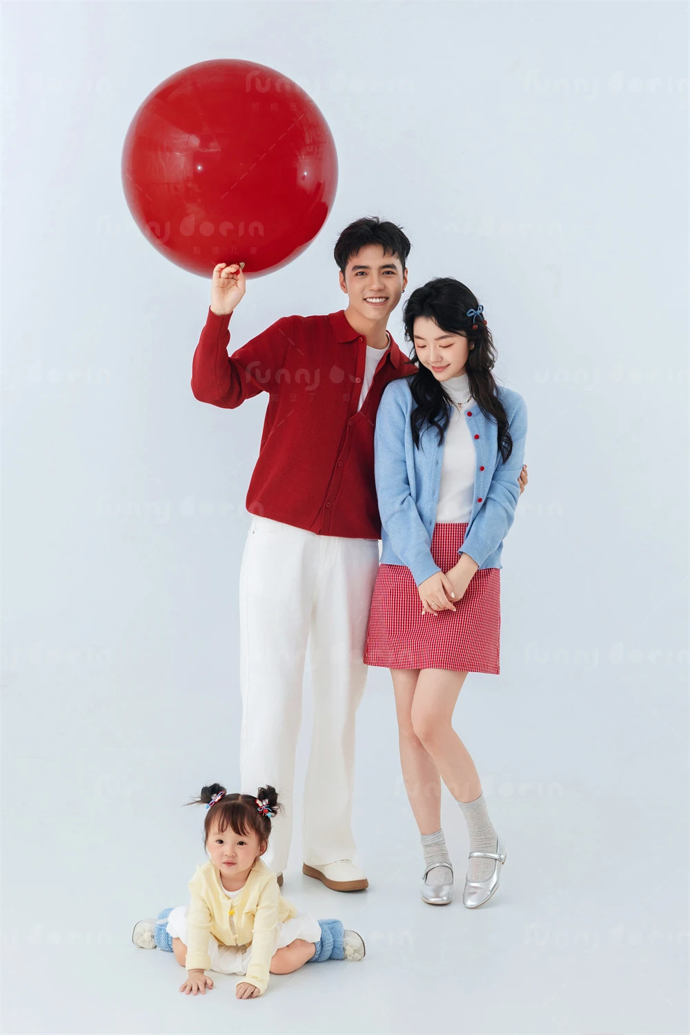 芳妮豆丁儿童摄影 全家福