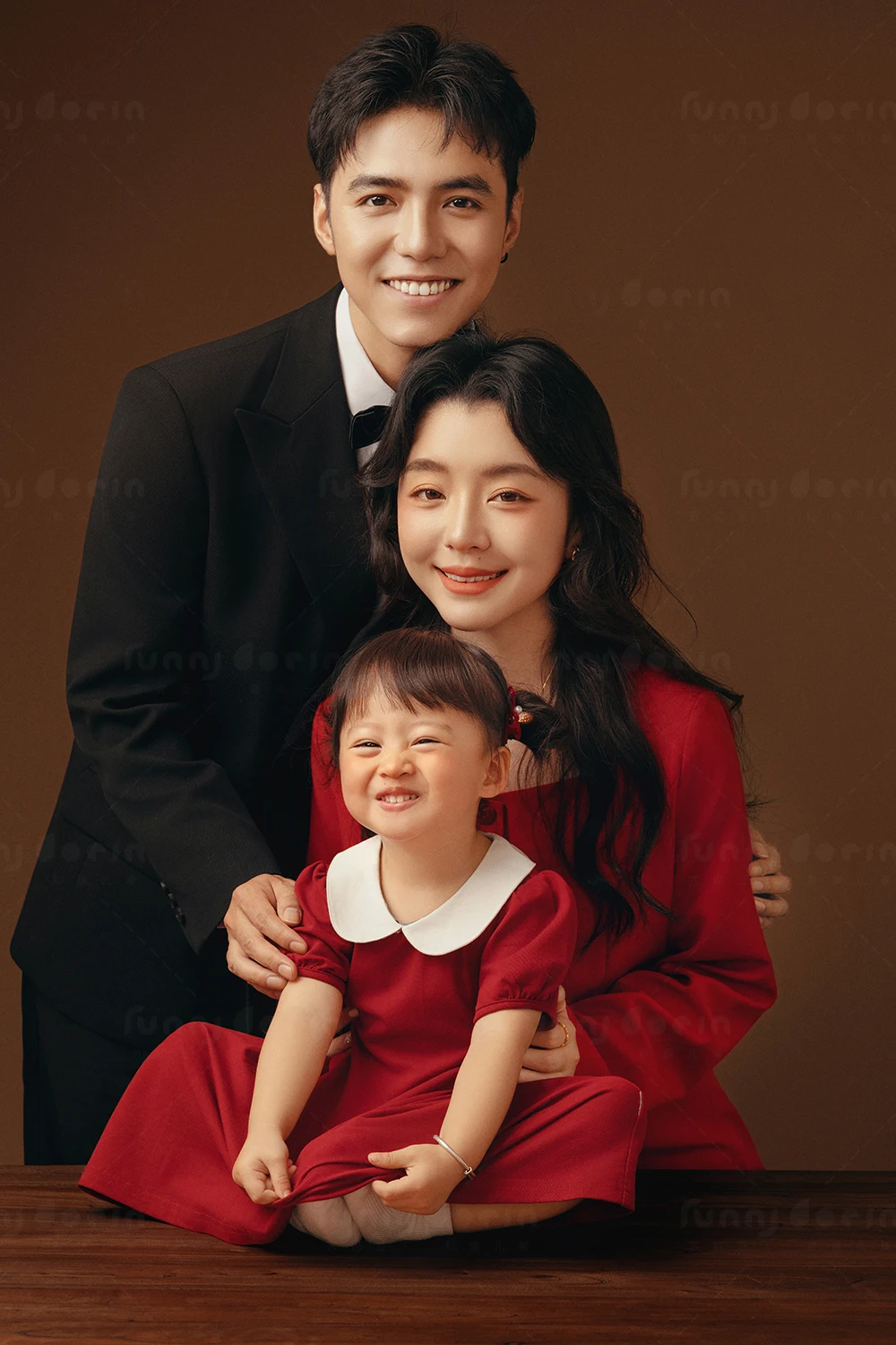 芳妮豆丁儿童摄影 全家福