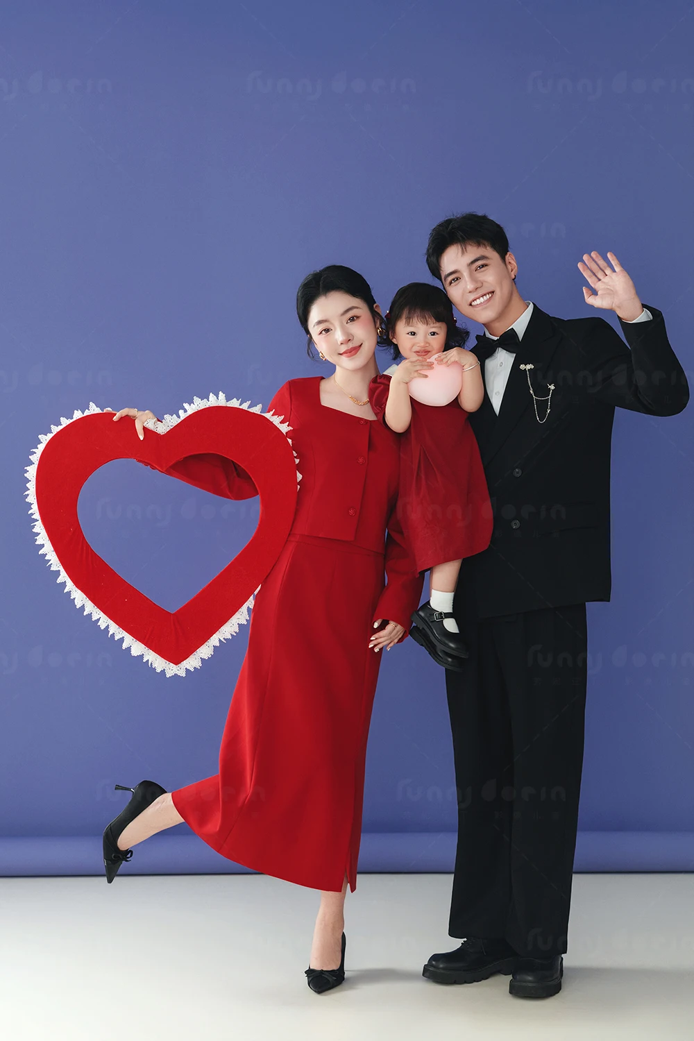 芳妮豆丁儿童摄影 全家福